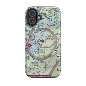 Grove Municipal Airport (GMJ) VFR Sectional  Tough iPhone Case