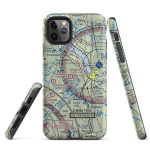 Grund Field (NY55) VFR Sectional  Tough iPhone Case