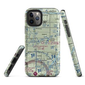 Grundy Center Municipal Airport (6K7) VFR Sectional  Tough iPhone Case