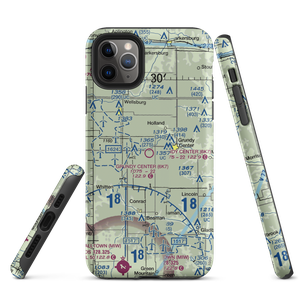 Grundy Center Municipal Airport (6K7) VFR Sectional  Tough iPhone Case