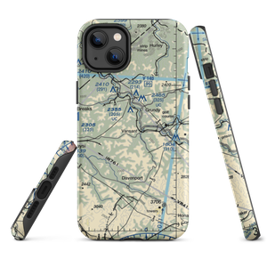 Grundy Municipal Airport (GDY) VFR Sectional  Tough iPhone Case