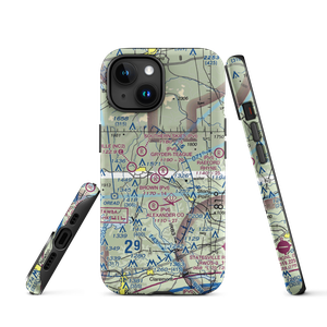 Gryder-Teague Airport (NC58) VFR Sectional  Tough iPhone Case