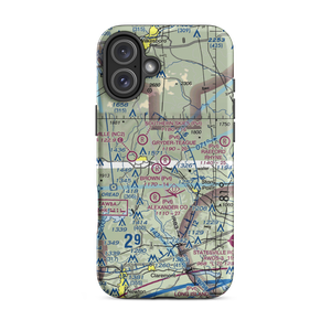 Gryder-Teague Airport (NC58) VFR Sectional  Tough iPhone Case