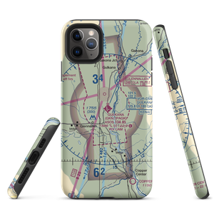 Gulkana Airport (GKN) VFR Sectional  Tough iPhone Case