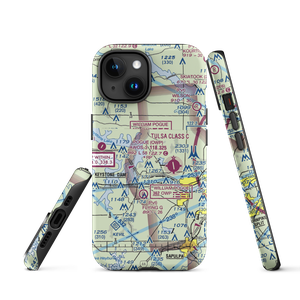 Gull Bay Landing Airport (00OK) VFR Sectional  Tough iPhone Case