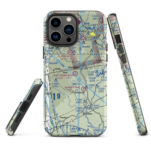 Gum Creek Airport (8GA1) VFR Sectional  Tough iPhone Case