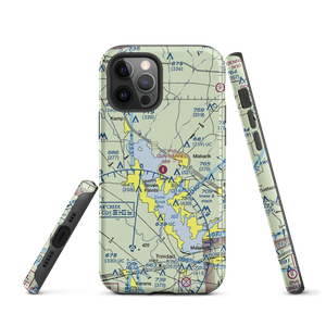 Gun Barrel City Airpark (74xa) VFR Sectional  Tough iPhone Case