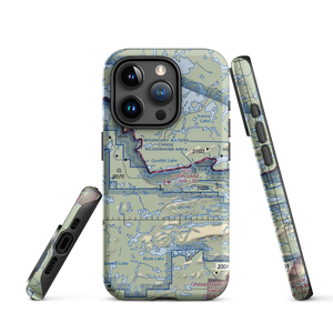 Gunflint Seaplane Base (MN54) VFR Sectional  Tough iPhone Case