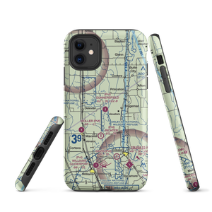 Gunnersfield Ranch Airport (71CL) VFR Sectional  Tough iPhone Case