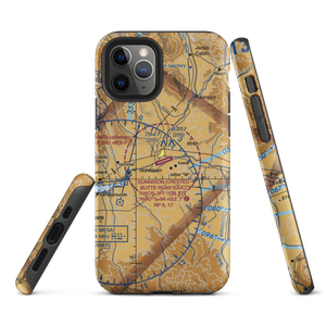 Gunnison Crested Butte Regional Airport (GUC) VFR Sectional  Tough iPhone Case