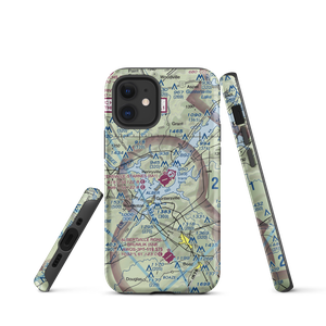 Guntersville Municipal Joe Starnes Field (8A1) VFR Sectional  Tough iPhone Case