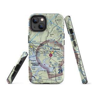 Gustafson Airport (OK34) VFR Sectional  Tough iPhone Case