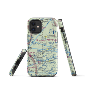 Gustin's /Private/ Airport (80IN) VFR Sectional  Tough iPhone Case