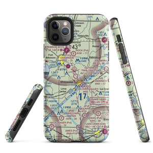 Gutzmer's Twin Oaks Airport (5Y3) VFR Sectional  Tough iPhone Case