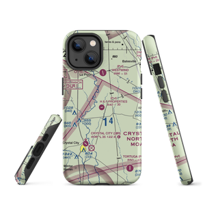 H & F Properties Airport (8TE4) VFR Sectional  Tough iPhone Case