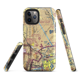 H Bar H Airport (NV09) VFR Sectional  Tough iPhone Case