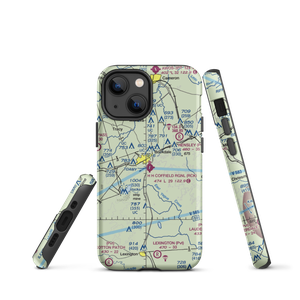 H H Coffield Regional Airport (RCK) VFR Sectional  Tough iPhone Case
