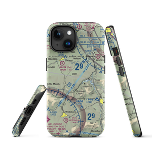 H&H Personal Use Airport (57PA) VFR Sectional  Tough iPhone Case