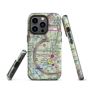 Ha-Rail Airport (17WI) VFR Sectional  Tough iPhone Case