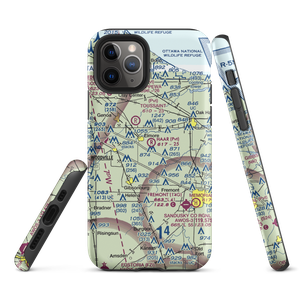 Haar Airport (9OH1) VFR Sectional  Tough iPhone Case