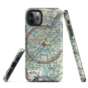 Habersham County Airport (AJR) VFR Sectional  Tough iPhone Case