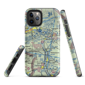 Hackenburg-Penny Hill Airport (6PA3) VFR Sectional  Tough iPhone Case