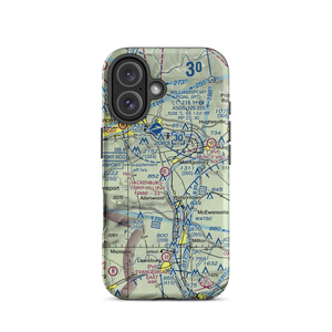 Hackenburg-Penny Hill Airport (6PA3) VFR Sectional  Tough iPhone Case