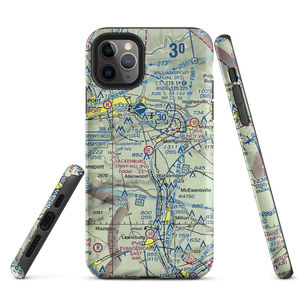 Hackenburg-Penny Hill Airport (6PA3) VFR Sectional  Tough iPhone Case