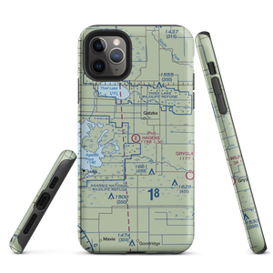 Hagens Private Airport (78MN) VFR Sectional  Tough iPhone Case