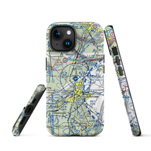 Hagerstown Regional Richard A Henson Field (HGR) VFR Sectional  Tough iPhone Case