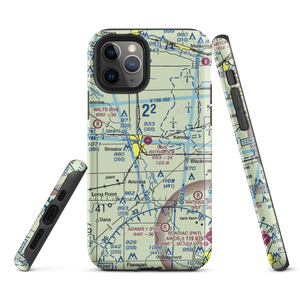 Hagi Landing Area Airport (39IS) VFR Sectional  Tough iPhone Case