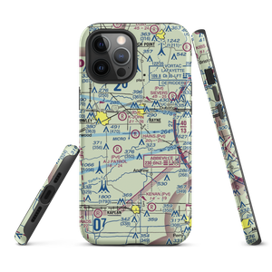 Hains Airstrip (12LS) VFR Sectional  Tough iPhone Case