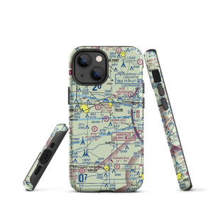 Hains Airstrip (12LS) VFR Sectional  Tough iPhone Case
