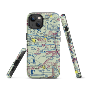 Hains Airstrip (12LS) VFR Sectional  Tough iPhone Case