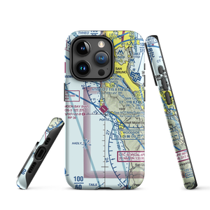 Half Moon Bay Airport (HAF) VFR Sectional  Tough iPhone Case