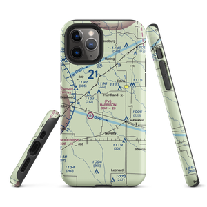 Hall Airport (0MO6) VFR Sectional  Tough iPhone Case