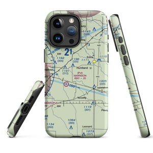 Hall Airport (0MO6) VFR Sectional  Tough iPhone Case