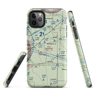 Hall Airport (0MO6) VFR Sectional  Tough iPhone Case