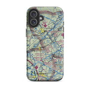 Hallett's Airport (8PN2) VFR Sectional  Tough iPhone Case