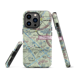 Hallick Farm Airport (WI66) VFR Sectional  Tough iPhone Case