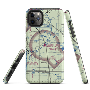 Hallock Municipal Airport (HCO) VFR Sectional  Tough iPhone Case