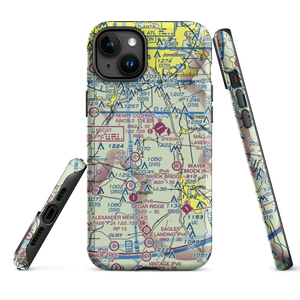 Halls Flying Ranch Airport (0GA0) VFR Sectional  Tough iPhone Case
