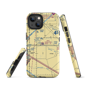 Hamilton Aircraft, Inc Airport (5TA0) VFR Sectional  Tough iPhone Case