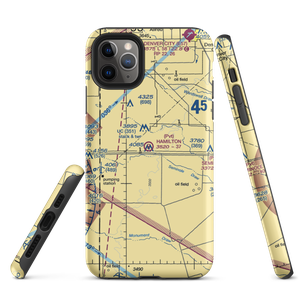 Hamilton Aircraft, Inc Airport (5TA0) VFR Sectional  Tough iPhone Case