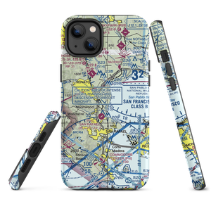 Hamilton Field (SRF) VFR Sectional  Tough iPhone Case