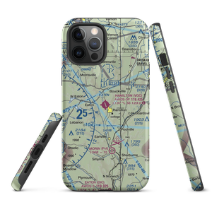 Hamilton Municipal Airport (VGC) VFR Sectional  Tough iPhone Case