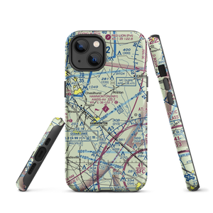 Hammonton Municipal Airport (N81) VFR Sectional  Tough iPhone Case