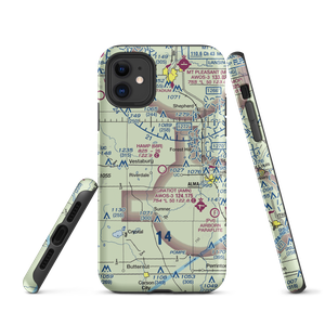 Hamp Airport (68R) VFR Sectional  Tough iPhone Case