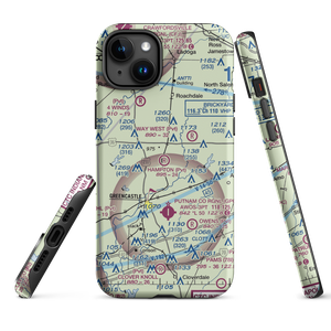 Hampton Field (38II) VFR Sectional  Tough iPhone Case