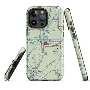 Hampton Municipal Airport (0R6) VFR Sectional  Tough iPhone Case